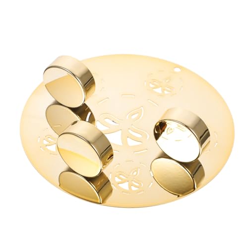 Levemolo Wandkerzenhalter Rundes Design Rustikaler Teelicht Kerzenständer Langlebige Wanddekoration für Schlafzimmer Wohnzimmer Hochzeit und Büro von Levemolo