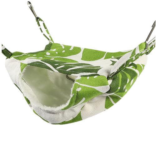 Levemolo Warme Hamsterhängematte Kleintierkäfig Hängendes Chinchilla Bett Atmungsaktives Schlafnest für Hamster und Kleine Haustiere Kratzfest und Langlebig für Haustierkomfort und Levemolo Warme Hamsterhängematte Kleintierkäfig Hängendes Chinchilla Bett Atmungsaktives Schlafnest für Hamster und Kleine Haustiere Kratzfest und Langlebig für Haustierkomfort und von Levemolo