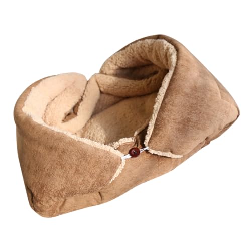Levemolo Warmes Faltbares Haustierbett für Kleine Hunde und Katzen Gepolsterte Waschbare Schlafmatte mit Plüschbezug Vielseitig Einsetzbare Robuste Matte für Zuhause und Unterwegs von Levemolo