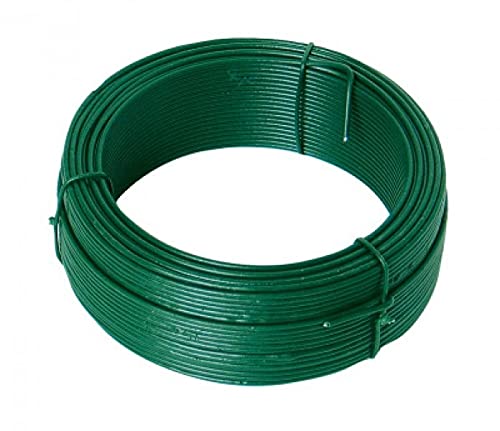 LEVIOR - Bindedraht 1.8 mm x 50M grün PVC von Levior