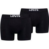 Levis Boxershorts, (Packung, 2 St.), LEVIS MEN SOLID BASIC BOXER BRIEF ORGANIC CO 2P von Levis