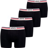Levis Boxershorts, (Packung, 4 St.), LEVIS MEN PLACED SPRTSWR LOGO BOXER BRIEF ORG 4P E von Levis