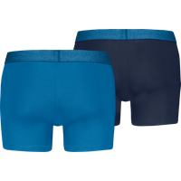 Levis Boxershorts "LEVIS MEN MEL WB BOXER BRIEF ORG CO 2P", (2er Pack), mit breitem Logobund von Levis