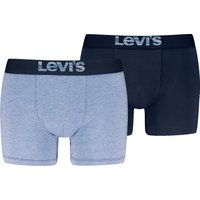 Levis Boxershorts "LEVIS MEN OPT ILL BOXER BRIEF ORG CO 2P", (2er Pack), mit breitem Logobund von Levis