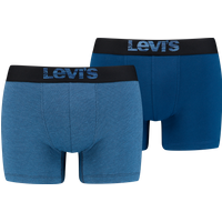 Levis Boxershorts "LEVIS MEN OPT ILL BOXER BRIEF ORG CO 2P", (2er Pack), mit breitem Logobund von Levis