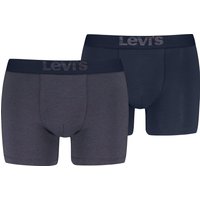 Levis Boxershorts "LEVIS MEN OPT ILL BOXER BRIEF ORG CO 2P" 2er Pack, mit breitem Logobund von Levis