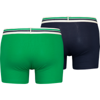 Levis Boxershorts "LEVIS MEN PL SPW LOGO BOXER BRIEF ORG 2P", (2er Pack), mit breitem Logobund von Levis
