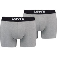 Levis Boxershorts "LEVIS MEN SLD BASC BOXER BRIEF ORG CO 2P", (Packung, 2er Pack), mit breitem Logobund von Levis