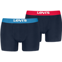 Levis Boxershorts "LEVIS MEN SLD BASC BOXER BRIEF ORG CO 2P", (Packung, 2er Pack), mit breitem Logobund von Levis