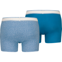 Levis Boxershorts "LEVIS MEN VNTG HTR BOXER BRIEF ORG CO 2P", (2er Pack), mit breitem Logobund von Levis