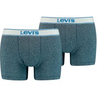 Levis Boxershorts "LEVIS MEN VNTG HTR BOXER BRIEF ORG CO 2P" 2er Pack, mit breitem Logobund von Levis