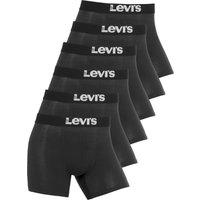 Levis Boxershorts "Levis Men Solid Badic Boxer 6er Pack", (Packung, 6 St.), Komfort und Style, 6er Multipack von Levis