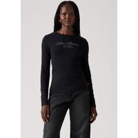 Levis Langarmshirt "GR ESSENTIAL LS T" mit Glitzersteinen von Levis
