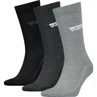 Levis Socken "LEVIS REGULAR CUT BW LOGO RECYCL CO 3P", (Packung, 3 Paar, 2er Pack), mit breitem Logobund von Levis