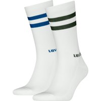 Levis Socken "LEVIS REGULAR CUT SPORT STRIPE 2P", (2 Paar, 2er Pack), mit auffälligen Streifen von Levis