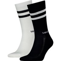 Levis Socken "LEVIS REGULAR CUT SPORT STRIPE 2P", (2 Paar, 2er Pack), mit auffälligen Streifen von Levis