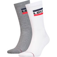Levis Socken "LEVIS REGULAR CUT SPRTWR LOGO 2P", (Packung, 2 Paar, 2er Pack), mit breitem Logobund von Levis