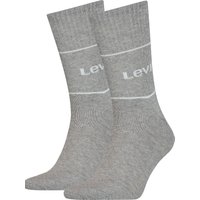 Levis Socken "LEVIS SHORT CUT LOGO SPORT 2P", (Packung, 2 Paar, 2er Pack), mit breitem Logobund von Levis