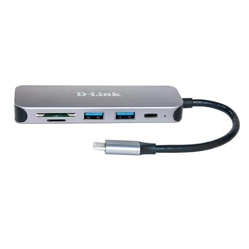 5-in-1 USB-C Hub mit Kartenleser, mehrere Ports, ideal für die Erweiterung von Verbindungen und einfache Datenübertragung. von Levitantes