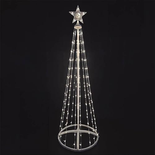 Beleuchteter Kegel - Weihnachtsbaumdekoration, 1,5 m, niedrige Spannung, kaltweißes Licht, ideal für Festliche Atmosphäre Beleuchteter Kegel - Weihnachtsbaumdekoration, 1,5 m, niedrige Spannung, kaltweißes Licht, ideal für Festliche Atmosphäre von Levitantes