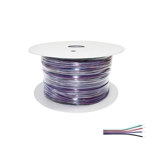 Flachkabel - Schlauch 4x0,25mm², ideal für RGB LED Streifen, 500 Meter lang, hochwertig und robust. * Flachkabel - Schlauch 4x0,25mm², ideal für RGB LED Streifen, 500 Meter lang, hochwertig und robust. * von Levitantes