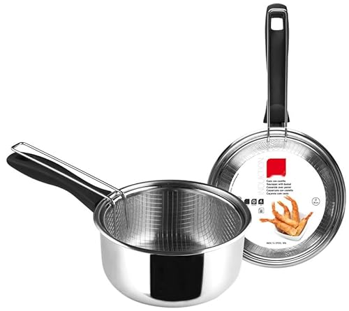 Kochtopf mit Induktionskorb, 18 cm, ideal zum schnellen und effizienten Kochen und Abtropfen von Lebensmitteln. Kochtopf mit Induktionskorb, 18 cm, ideal zum schnellen und effizienten Kochen und Abtropfen von Lebensmitteln. von Levitantes