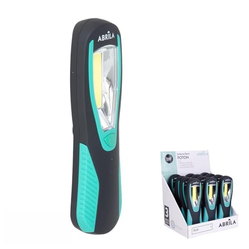 Levitantes Arbeitsleuchte, 300 lm, 20 x 6 x 3 cm, mit COB-Zündung, drehbarem Haken, Magnet und 3 AA-Batterien im Lieferumfang enthalten für Reparaturen und im Freien, Bild von Levitantes
