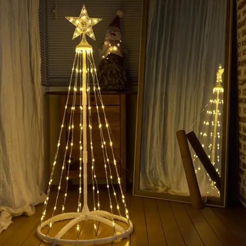 Levitantes Beleuchteter Kegel – Weihnachtsdekoration, 1,5 m, niedrige Spannung, warmweißes Licht, ideal zur Verschönerung Ihrer Partyräume Levitantes Beleuchteter Kegel – Weihnachtsdekoration, 1,5 m, niedrige Spannung, warmweißes Licht, ideal zur Verschönerung Ihrer Partyräume von Levitantes