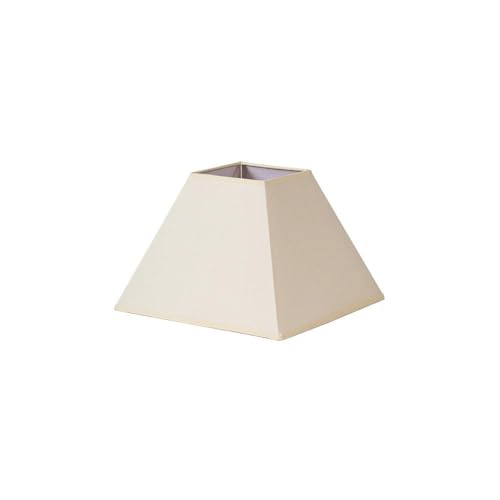 Lampenschirm Pyramide Mezzo E27, Beige, 30 x 13 x 22 cm, Stoff Popeline von Levitantes