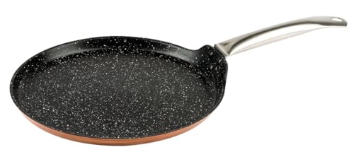 Levitantes Crêpes-Pfanne aus Kupfer und geschmiedetem Aluminium, Ø 28 cm, ideal für die gleichmäßige und effiziente Zubereitung von Crêpes und Pfannkuchen. Levitantes Crêpes-Pfanne aus Kupfer und geschmiedetem Aluminium, Ø 28 cm, ideal für die gleichmäßige und effiziente Zubereitung von Crêpes und Pfannkuchen. von Levitantes