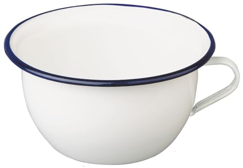 Levitantes Emaillierte Salatschüssel, 24 cm, ideal zum Servieren von Salaten und zum Mischen von Zutaten in der Küche. von Levitantes