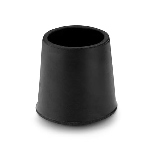 Levitantes Endstück aus Gummi, Durchmesser 16 mm, Schwarz, ideal zum Schutz und Isolierung von Oberflächen oder Kanten bei verschiedenen Anwendungen. von Levitantes