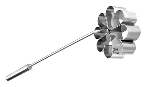 Levitantes Form Blume aus Edelstahl, Durchmesser 9 cm, ideal für Gebäck und Dessertdekoration. von Levitantes