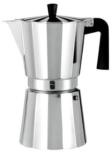 Levitantes Kaffeemaschine mit 12 Tassen, Aluminium-Design, Glaskeramik-Zündung, ideal für die Zubereitung von Kaffee zu Hause oder für kleine Besprechungen. Levitantes Kaffeemaschine mit 12 Tassen, Aluminium-Design, Glaskeramik-Zündung, ideal für die Zubereitung von Kaffee zu Hause oder für kleine Besprechungen. von Levitantes