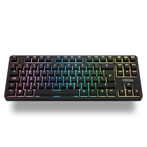 Levitantes Kompakte kabellose RGB-Tastatur, ideal für Gaming und Arbeit, mit anpassbarer Hintergrundbeleuchtung und ergonomischem Design. von Levitantes