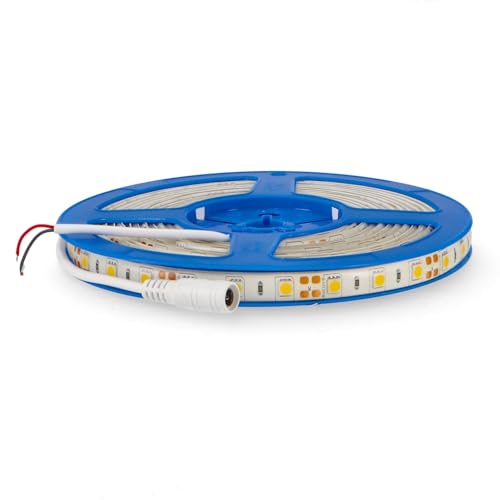 Levitantes LED-Streifen, 12 V DC, SMD5050, 5 Meter, 60 LED/m, 1400 lm, Farbe 3000 K, IP65, weiße PCB, ideal für dekorative und funktionale Beleuchtung Levitantes LED-Streifen, 12 V DC, SMD5050, 5 Meter, 60 LED/m, 1400 lm, Farbe 3000 K, IP65, weiße PCB, ideal für dekorative und funktionale Beleuchtung von Levitantes