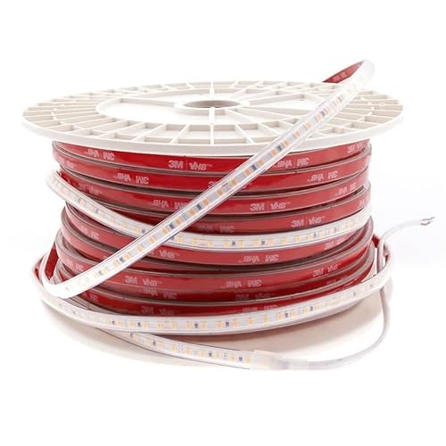 Levitantes LED-Streifen, 220 V AC, SMD2835, 12 W/m, 50 Meter, 2700 K, 1000 lm/m, transparentes Material, IP65, ideal für Innen- und Außenbeleuchtung Levitantes LED-Streifen, 220 V AC, SMD2835, 12 W/m, 50 Meter, 2700 K, 1000 lm/m, transparentes Material, IP65, ideal für Innen- und Außenbeleuchtung von Levitantes