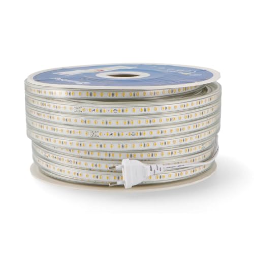 Levitantes LED-Streifen, 220 V AC, SMD2835, 14,4 W/m, 50 m, 1440 lm/m, Farbe 3000 K, Maße: 15 x 6 mm, transparentes Material Levitantes LED-Streifen, 220 V AC, SMD2835, 14,4 W/m, 50 m, 1440 lm/m, Farbe 3000 K, Maße: 15 x 6 mm, transparentes Material von Levitantes