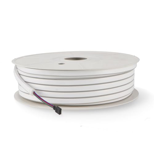 Levitantes Neon - flexibel 12 VDC, 14 W/m, RGB, 50 m, opal, Maße 5000 x 6 x 12 mm, ideal für Dekoration und Atmosphäre im Innenbereich von Levitantes