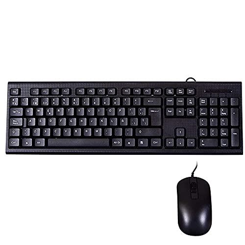 USB-Tastatur und Maus für PC, Peripheriegerät-Set, ideal für den täglichen Gebrauch im Büro und zu Hause. von Levitantes
