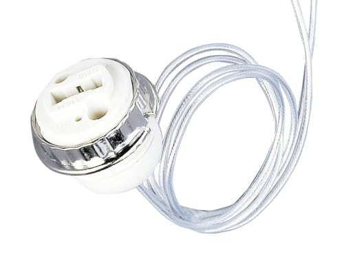 levitantes G9 schmale Lampenfassung mit Unterlegscheibe und Kabel, ideal für LED und Halogen, perfekt für dekorative und funktionale Beleuchtung. von Levitantes