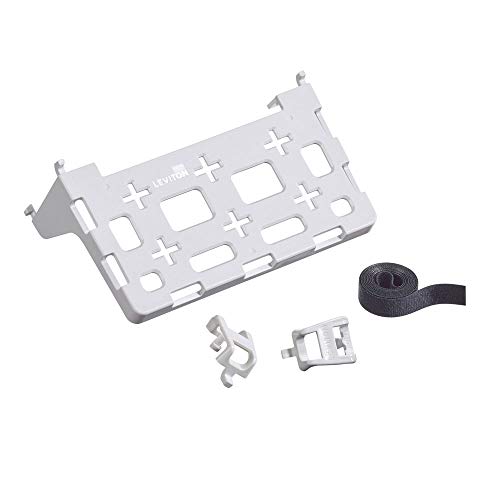 Universal-Regalhalterung aus Kunststoff für strukturierte Media-Center von Leviton
