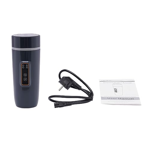 Levkitch Elektrischer Reisewasserkocher Klein 350ML,Elektrische Wassertasse,40~100℃einstellbar Temperatureinstellung Mini tragbare elektrische Wasserbecher von Levkitch