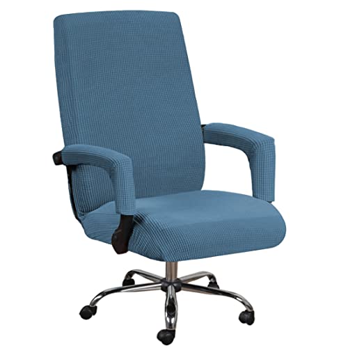 Levoberg Bürostuhl Bezug Bürostuhlabdeckung Stretche Drehstuhl Bezug Moderne Stuhl Überzug Elastische Waschbar für Bürostuhl Computer Schreibtischstuhl X-Large Blau Levoberg Bürostuhl Bezug Bürostuhlabdeckung Stretche Drehstuhl Bezug Moderne Stuhl Überzug Elastische Waschbar für Bürostuhl Computer Schreibtischstuhl X-Large Blau von Levoberg