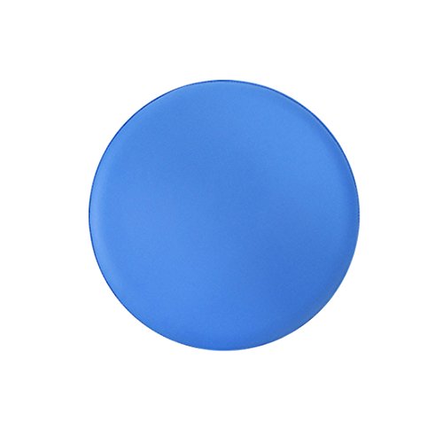 Levoberg Hocker Bezug Schutzbezug für Rundhocker aus Kunstleder rund Bar Bezug Sitz Kissen Blau Durchmesser 35cm von Levoberg