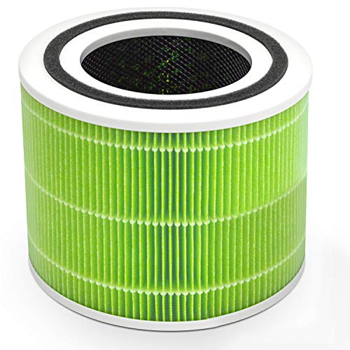 LEVOIT Ersatzfilter gegen Schimmel und Bakterien für Core 300 und Core 300S, HEPA Filter, hocheffizienter Aktivkohlefilter und Vorfilter, für Allergiker Raucher, Grün LEVOIT Ersatzfilter gegen Schimmel und Bakterien für Core 300 und Core 300S, HEPA Filter, hocheffizienter Aktivkohlefilter und Vorfilter, für Allergiker Raucher, Grün von Levoit