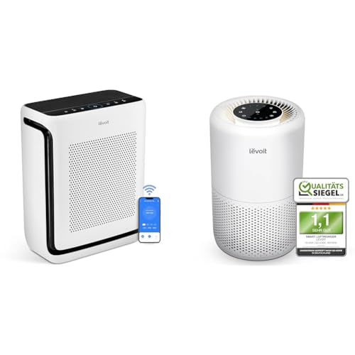 LEVOIT Luftreiniger Allergiker mit Tiermodus & Luftreiniger HEPA Filter für Allergiker, Luftfilter gegen Schimmel Staub Pollen Tierhaare von Levoit