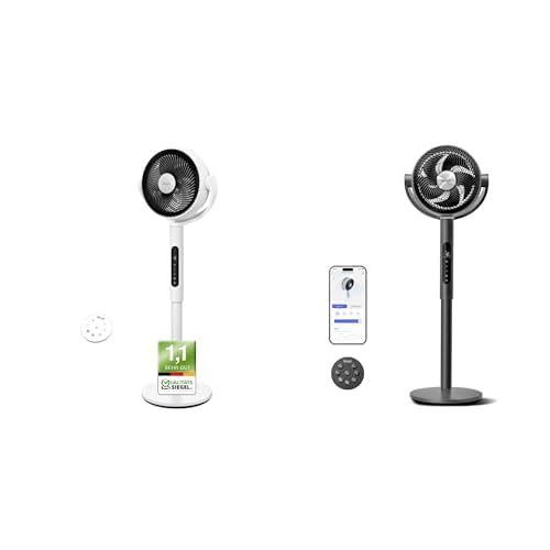 Levoit 20 dB Floor Fan, Quiet, 2465 m³/h Air Volume, 30 m Throwing Distance, 4 Modes, 12 Hours Timer with Sensor and Remote Control 20 dB Floor Fan with Intelligent Control via App and Alexa Levoit 20 dB Floor Fan, Quiet, 2465 m³/h Air Volume, 30 m Throwing Distance, 4 Modes, 12 Hours Timer with Sensor and Remote Control 20 dB Floor Fan with Intelligent Control via App and Alexa von Levoit