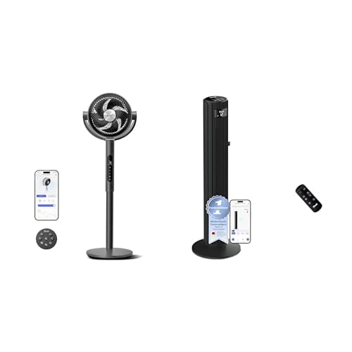Levoit 20 dB Floor Fan with Intelligent Control via App and Alexa, 30 m 7.9 m/s Smart App Tower Fan Quiet, Fan for Bedroom, 90° Oscillation and 60° Adjustment Tower Fan with Remote Control Levoit 20 dB Floor Fan with Intelligent Control via App and Alexa, 30 m 7.9 m/s Smart App Tower Fan Quiet, Fan for Bedroom, 90° Oscillation and 60° Adjustment Tower Fan with Remote Control von Levoit
