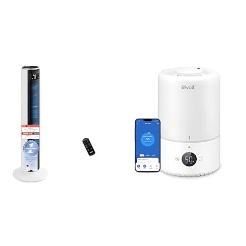 Levoit 20dB sehr leiser Turmventilator, 26W Ventilator mit DC Motor+Dual 200S - 3L Smart Luftbefeuchter2,5L Mini Luftbefeuchter2,5L Mini Luftbefeuchter Levoit 20dB sehr leiser Turmventilator, 26W Ventilator mit DC Motor+Dual 200S - 3L Smart Luftbefeuchter2,5L Mini Luftbefeuchter2,5L Mini Luftbefeuchter von Levoit